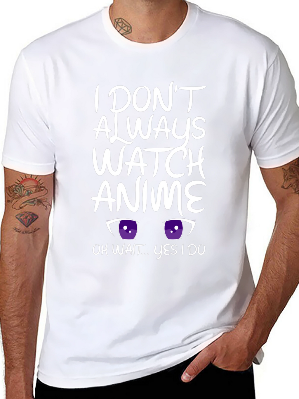 Anime Lover Black T-Shirt Funny Graphic Tee
