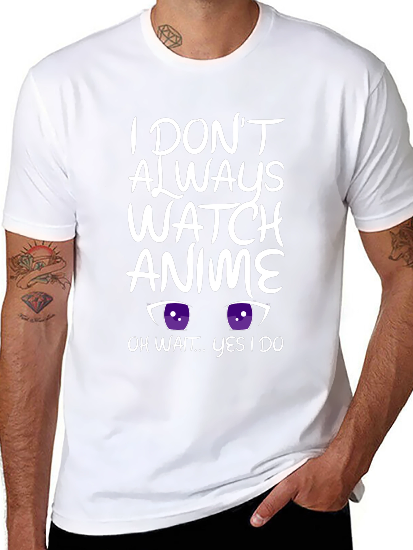 Anime Lover Black T-Shirt Funny Graphic Tee