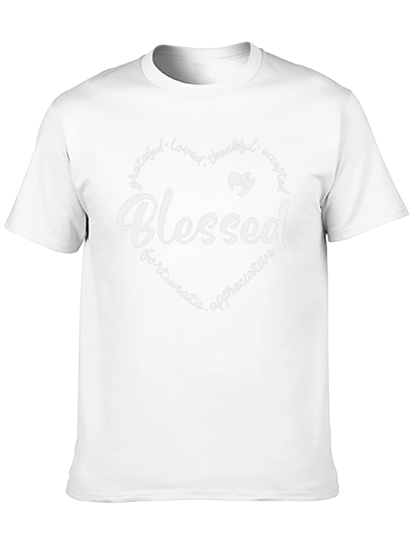 Blessed Heart Graphic Tee - Mens Comfort Fit