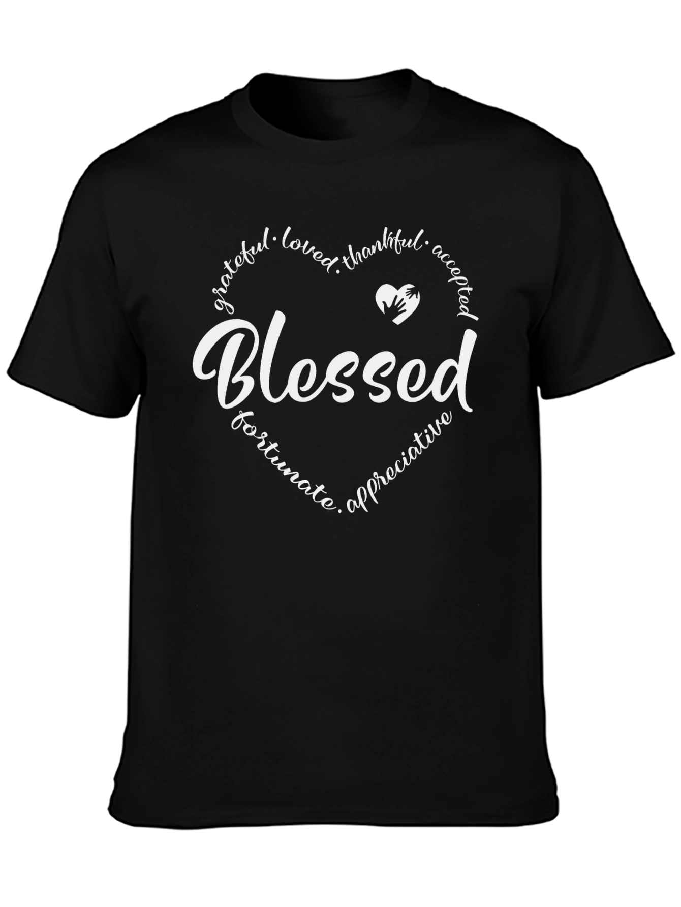Blessed Heart Graphic Tee - Mens Comfort Fit