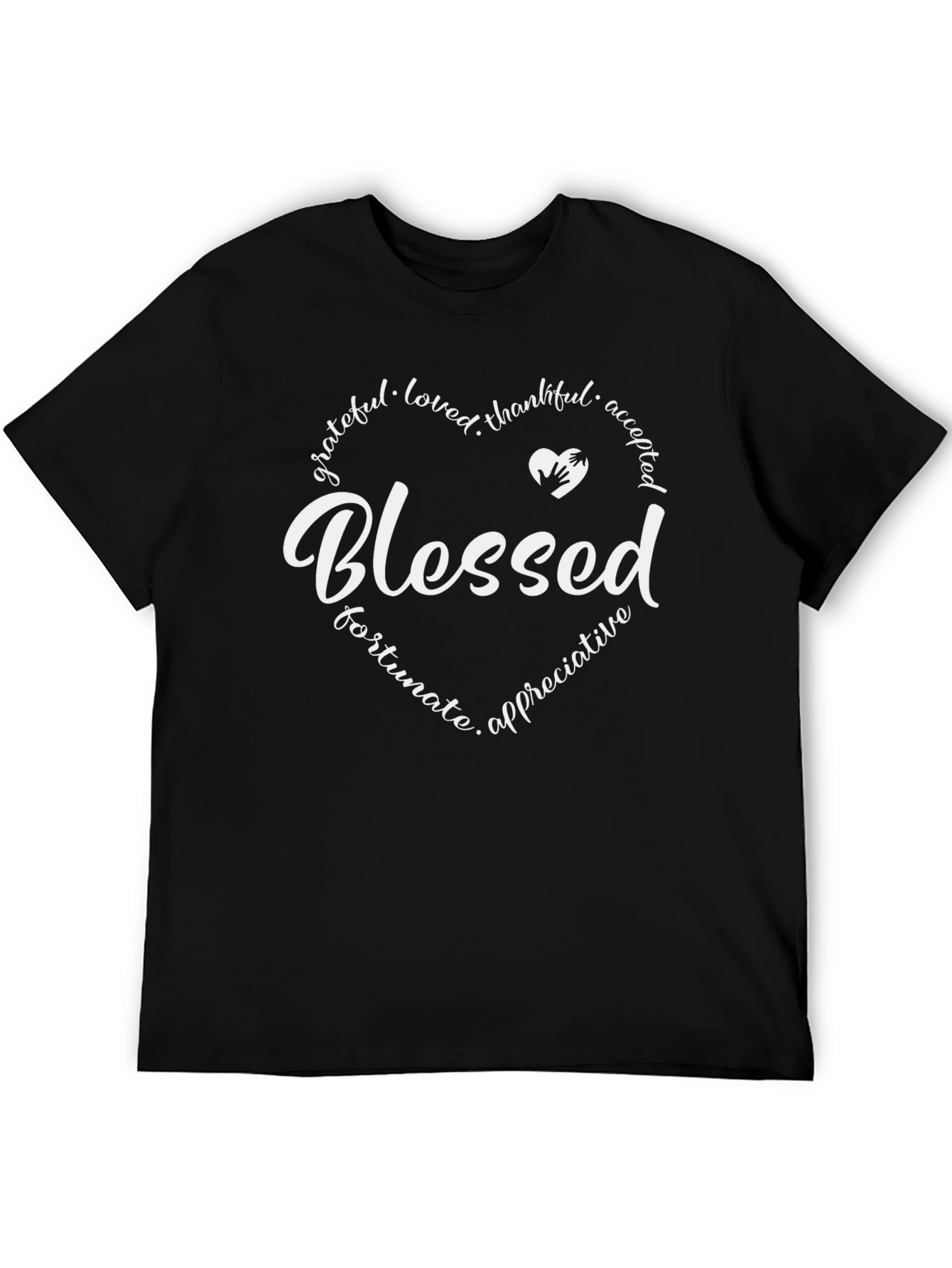 Blessed Heart Graphic Tee - Mens Comfort Fit