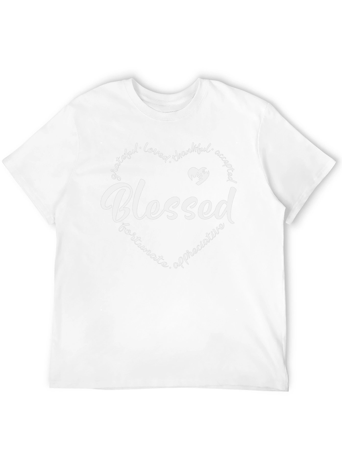 Blessed Heart Graphic Tee - Mens Comfort Fit
