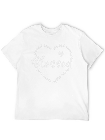 Blessed Heart Graphic Tee - Mens Comfort Fit