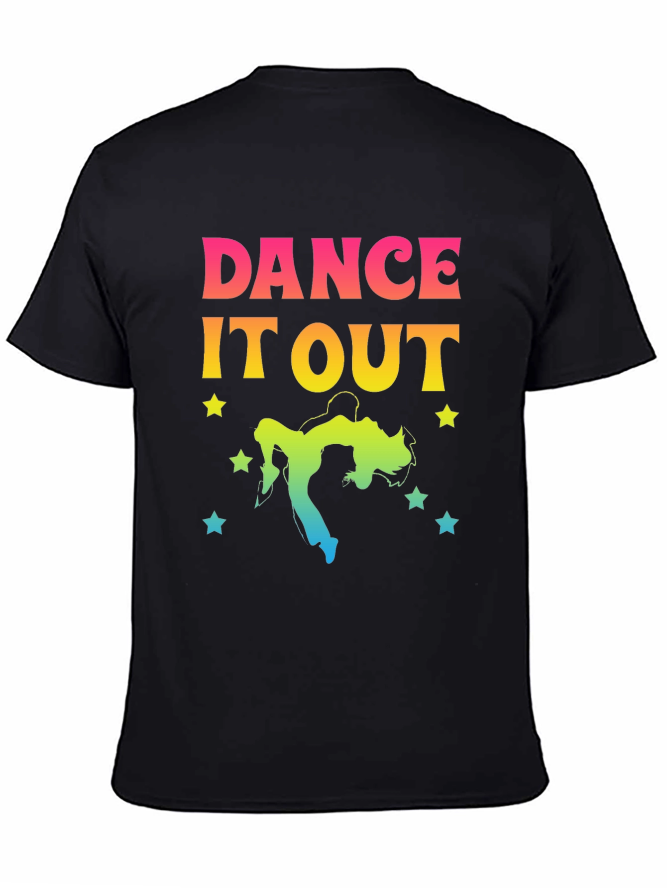 Dance It Out Graphic Tee - Unisex Black T-Shirt