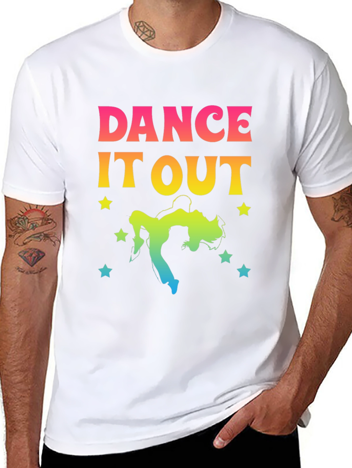 Dance It Out Graphic Tee - Unisex Black T-Shirt