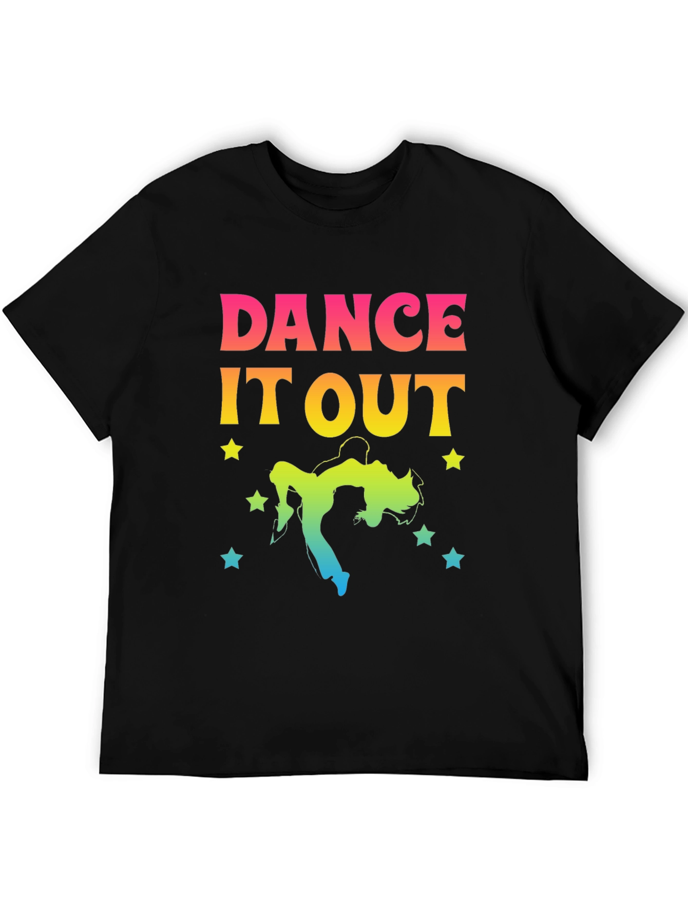 Dance It Out Graphic Tee - Unisex Black T-Shirt