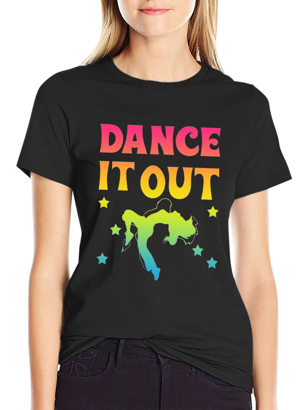 Dance It Out Graphic Tee - Unisex Black T-Shirt