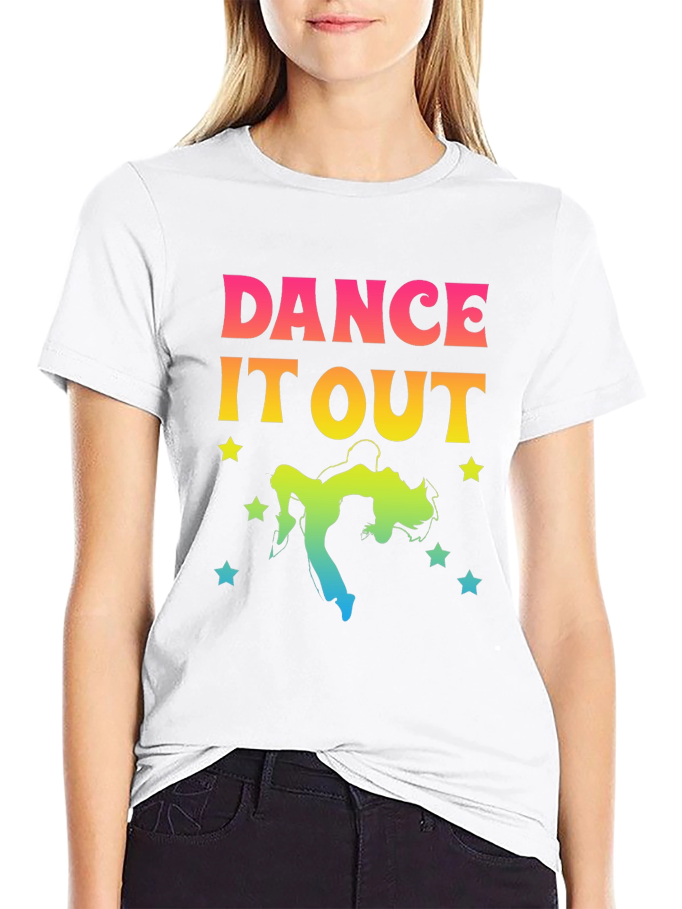 Dance It Out Graphic Tee - Unisex Black T-Shirt