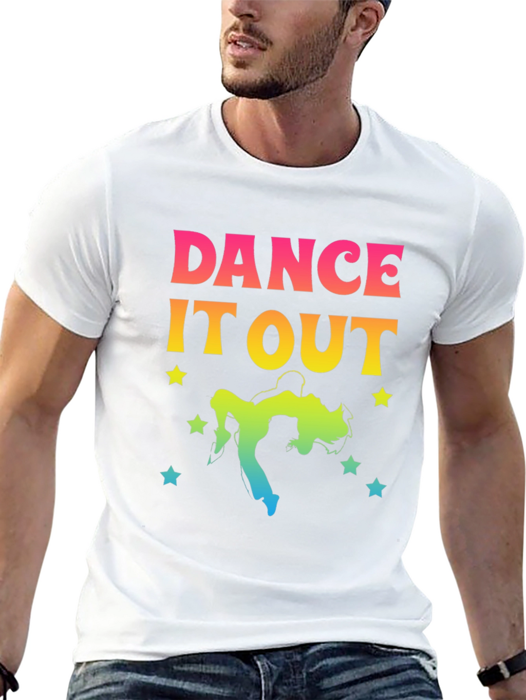 Dance It Out Graphic Tee - Unisex Black T-Shirt