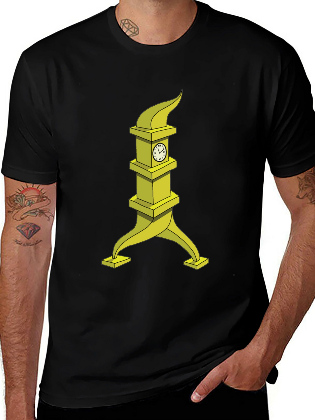 Grandfather Clock T-Shirt - Novelty Gift Tee