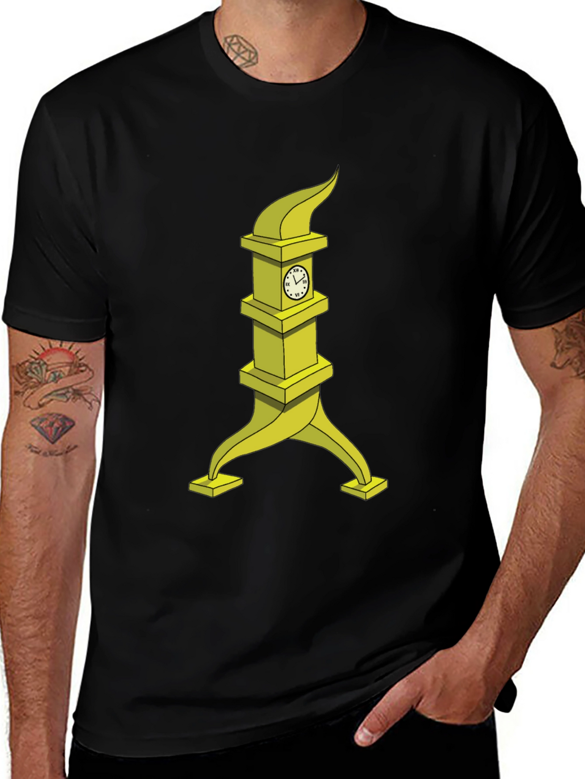 Grandfather Clock T-Shirt - Novelty Gift Tee