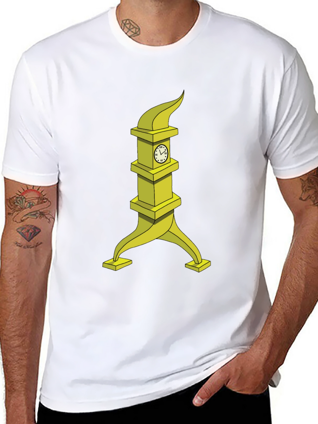 Grandfather Clock T-Shirt - Novelty Gift Tee