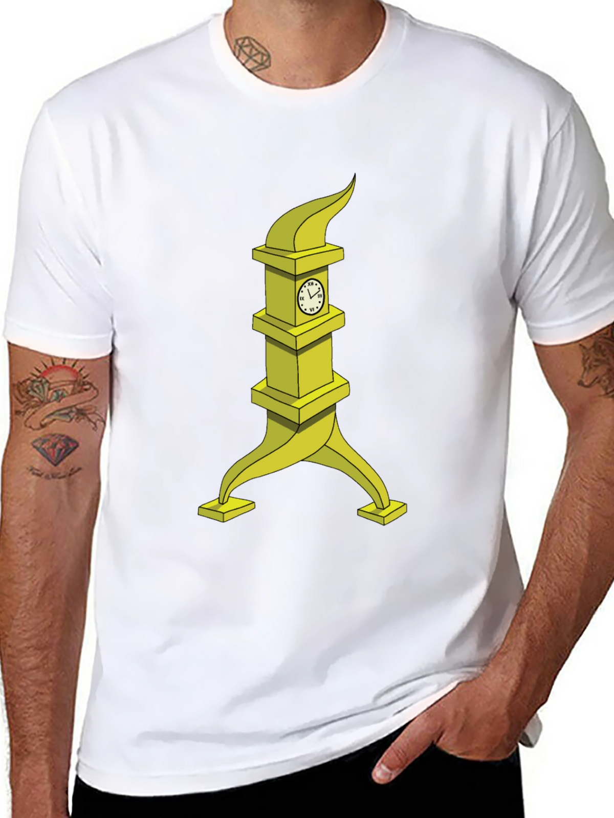 Grandfather Clock T-Shirt - Novelty Gift Tee