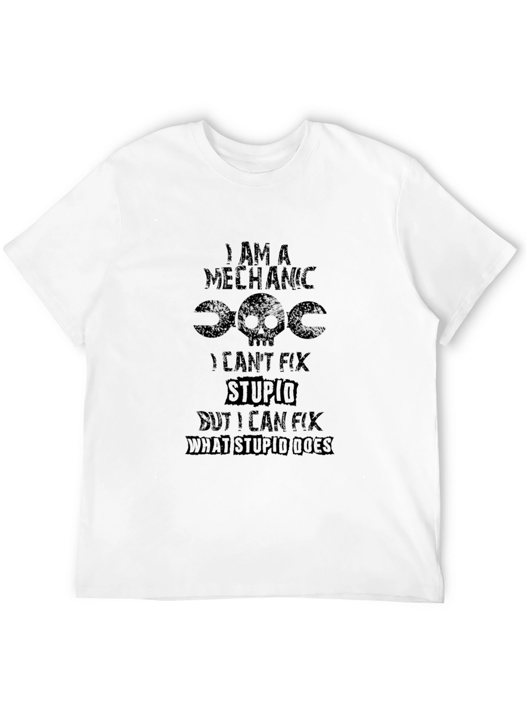 Mechanic Humor Black T-Shirt