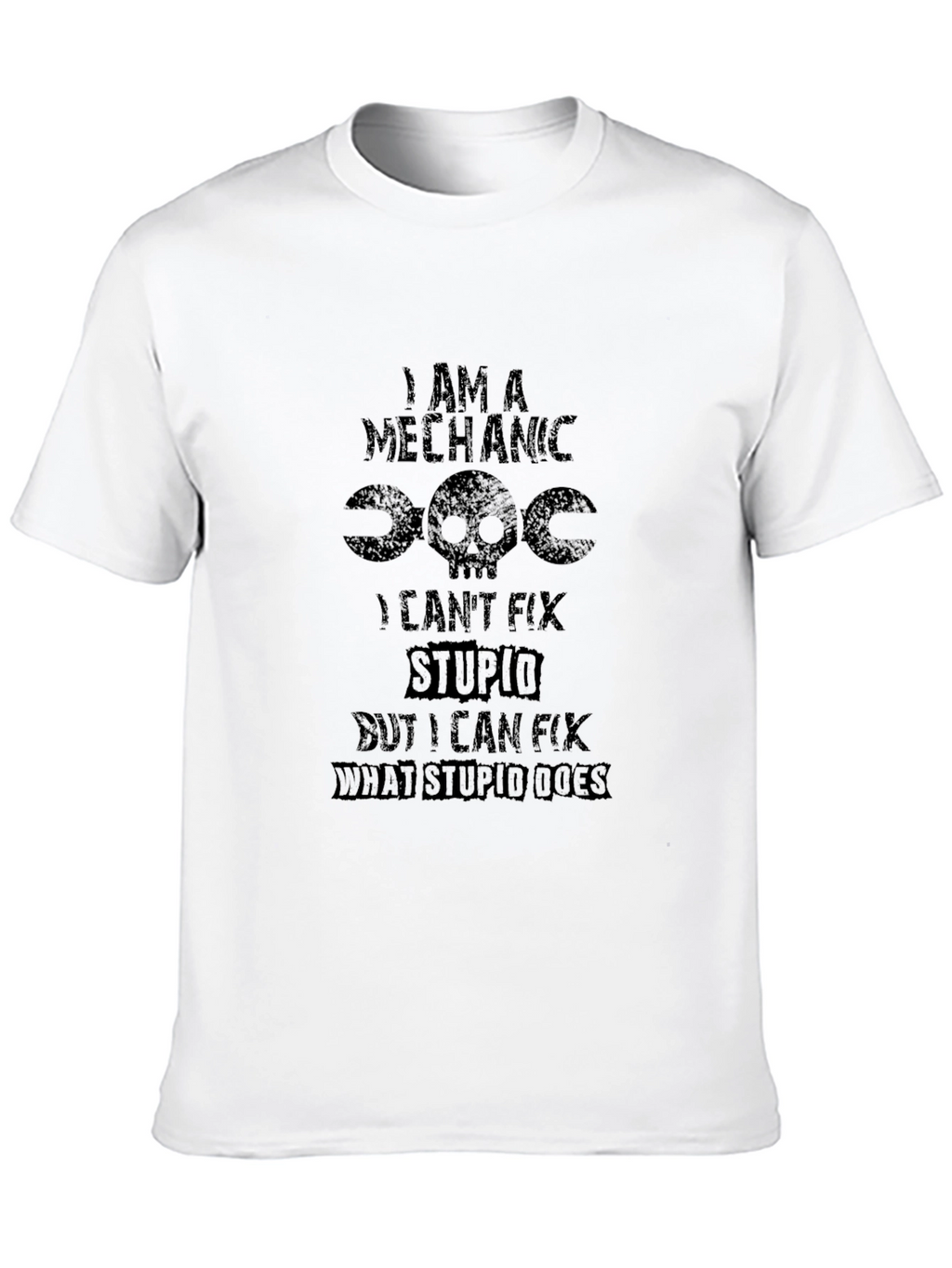 Mechanic Humor Black T-Shirt