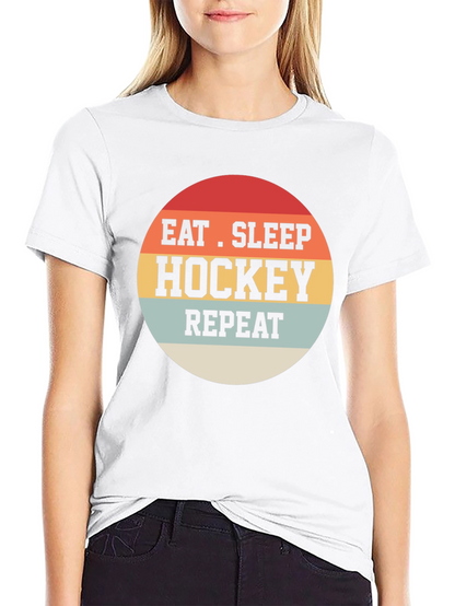 Eat Sleep Hockey Repeat T-Shirt