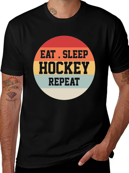 Eat Sleep Hockey Repeat T-Shirt