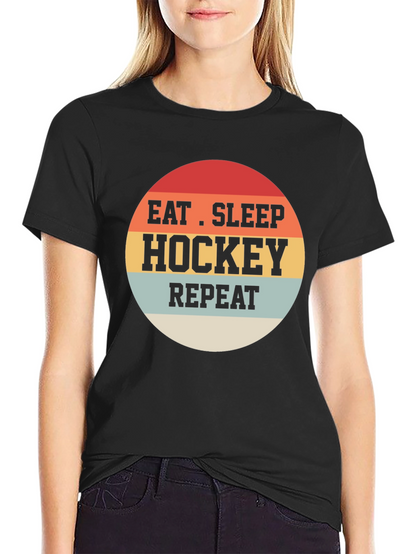 Eat Sleep Hockey Repeat T-Shirt