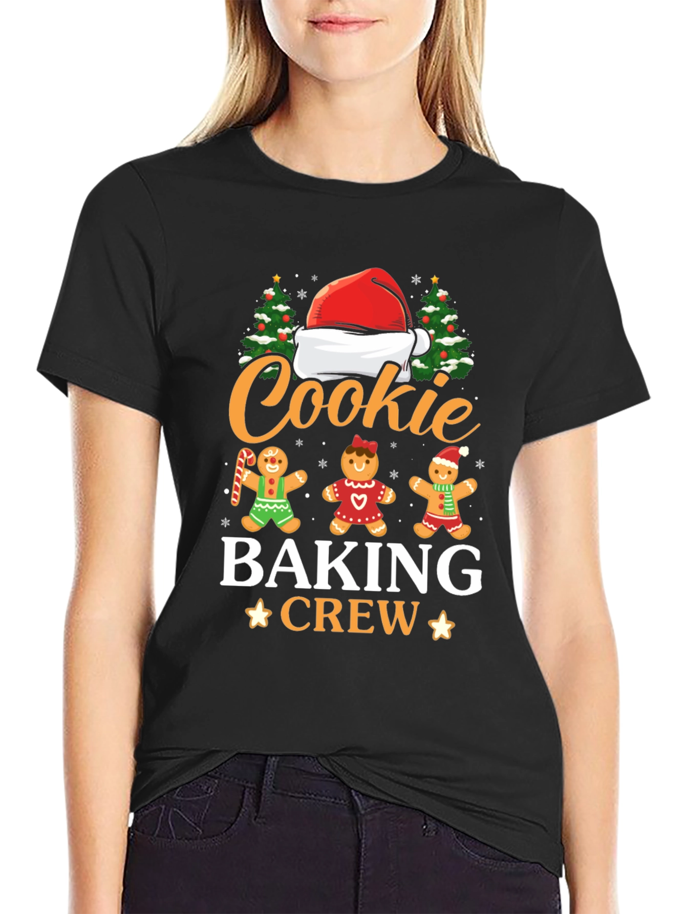 Cookie Baking Crew Christmas Graphic Tee