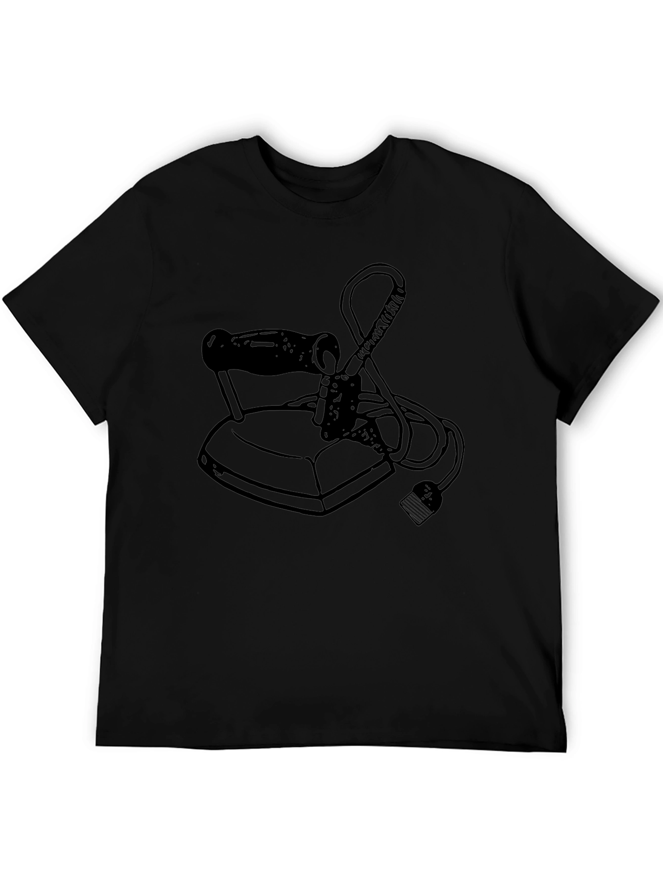 Retro Iron Graphic Tee - Vintage Style Comfort