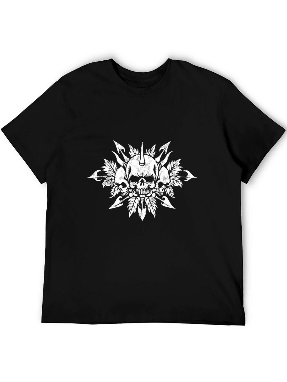 Skull Graphic Black T-Shirt