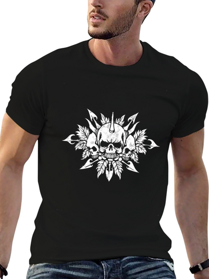 Skull Graphic Black T-Shirt