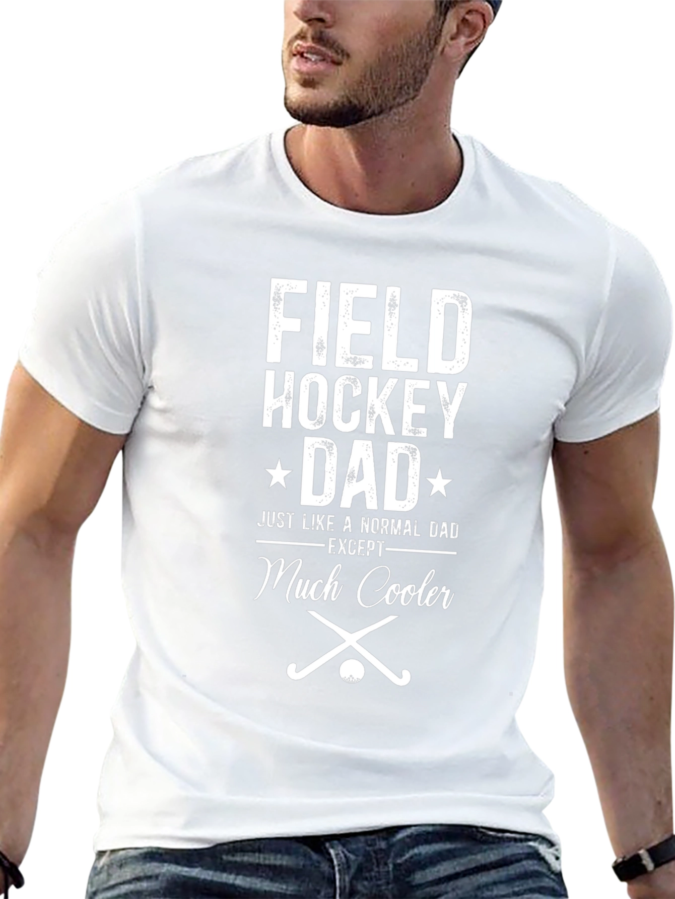 Field Hockey Dad T-Shirt - Cool Dad Tee