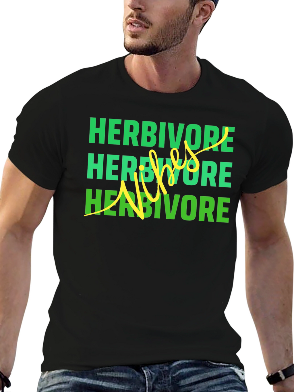 Herbivore Vibes Black T-Shirt