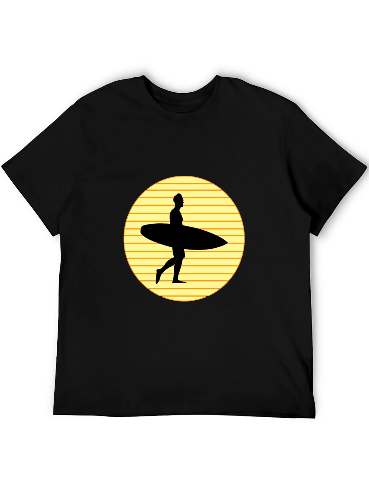 Retro Surfer Silhouette T-Shirt