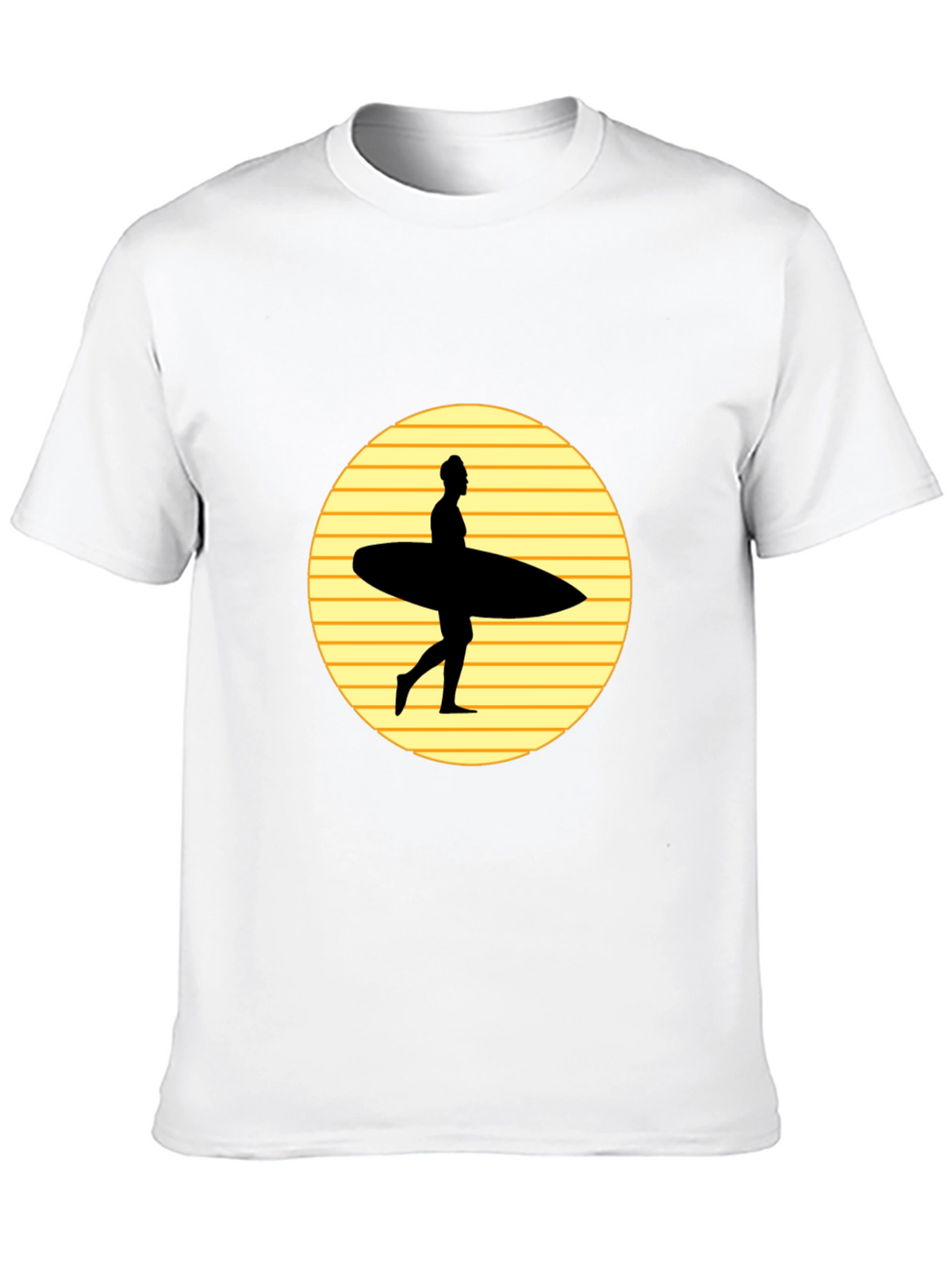 Retro Surfer Silhouette T-Shirt