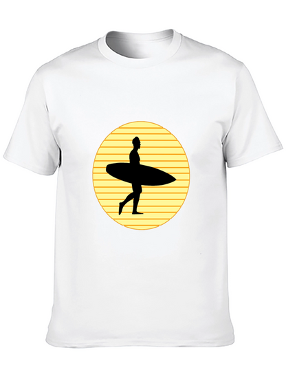 Retro Surfer Silhouette T-Shirt