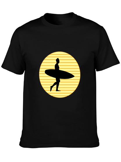 Retro Surfer Silhouette T-Shirt