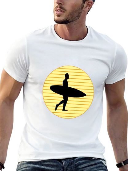 Retro Surfer Silhouette T-Shirt