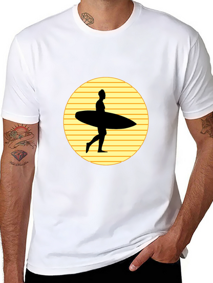 Retro Surfer Silhouette T-Shirt
