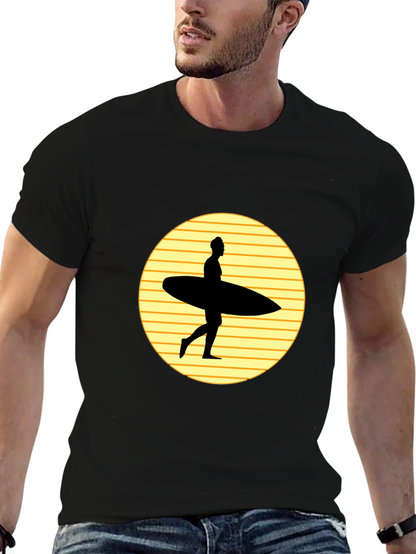 Retro Surfer Silhouette T-Shirt
