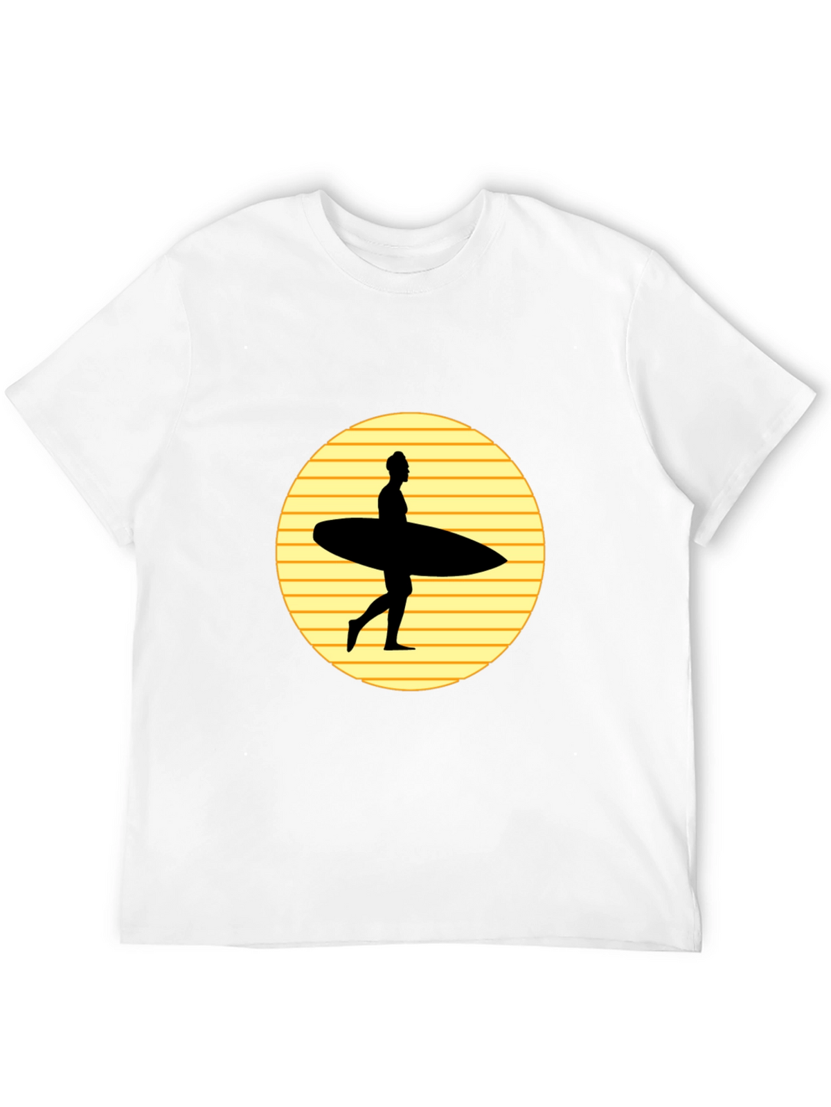 Retro Surfer Silhouette T-Shirt