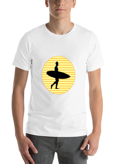 Retro Surfer Silhouette T-Shirt