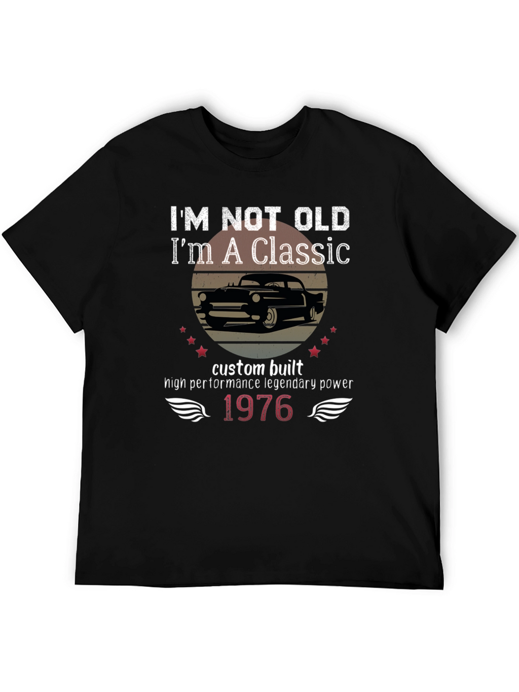 Classic Car 1976 Birthday T-Shirt