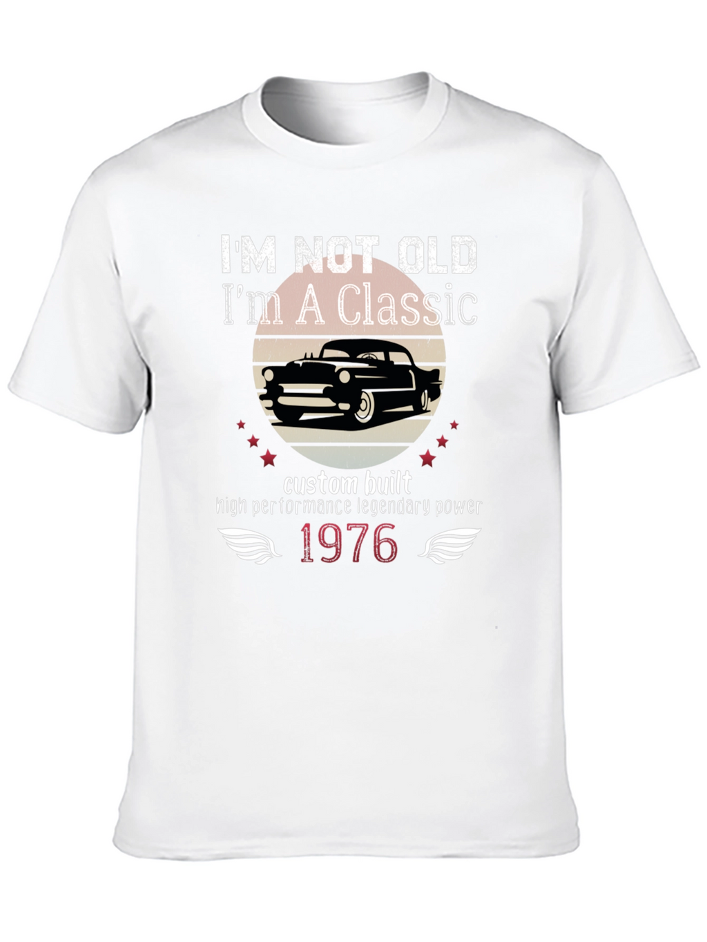 Classic Car 1976 Birthday T-Shirt