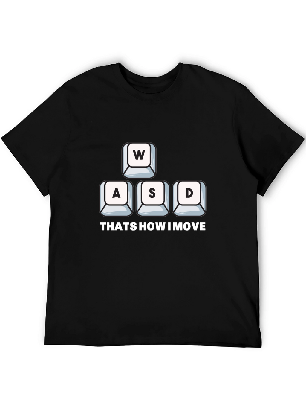 Gamer Move T-Shirt - WASD Keys Design