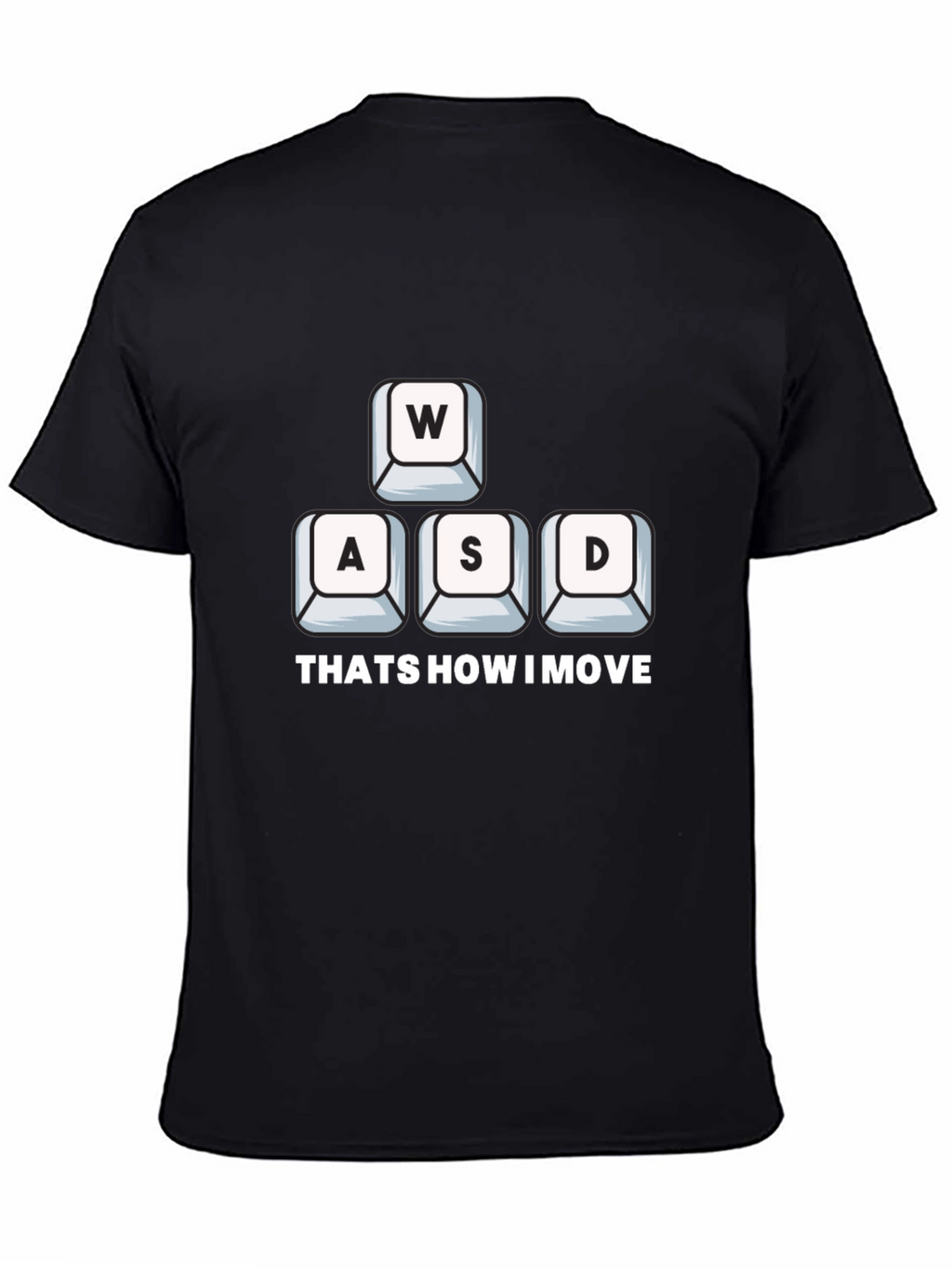 Gamer Move T-Shirt - WASD Keys Design