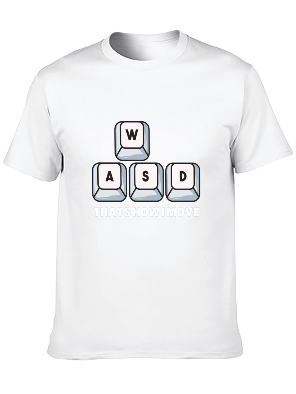 Gamer Move T-Shirt - WASD Keys Design