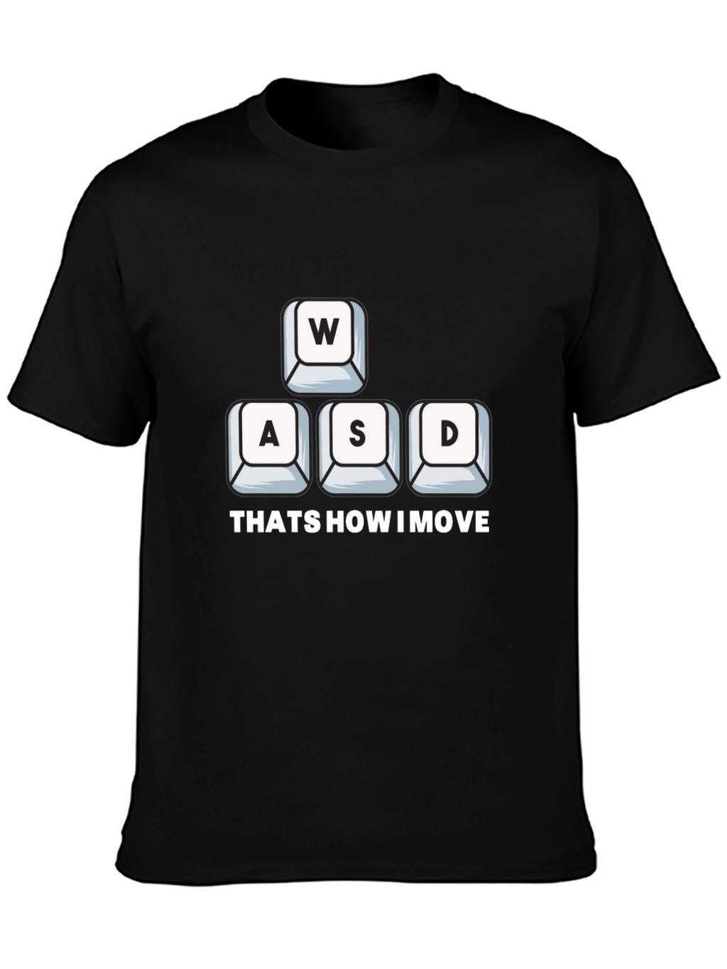 Gamer Move T-Shirt - WASD Keys Design