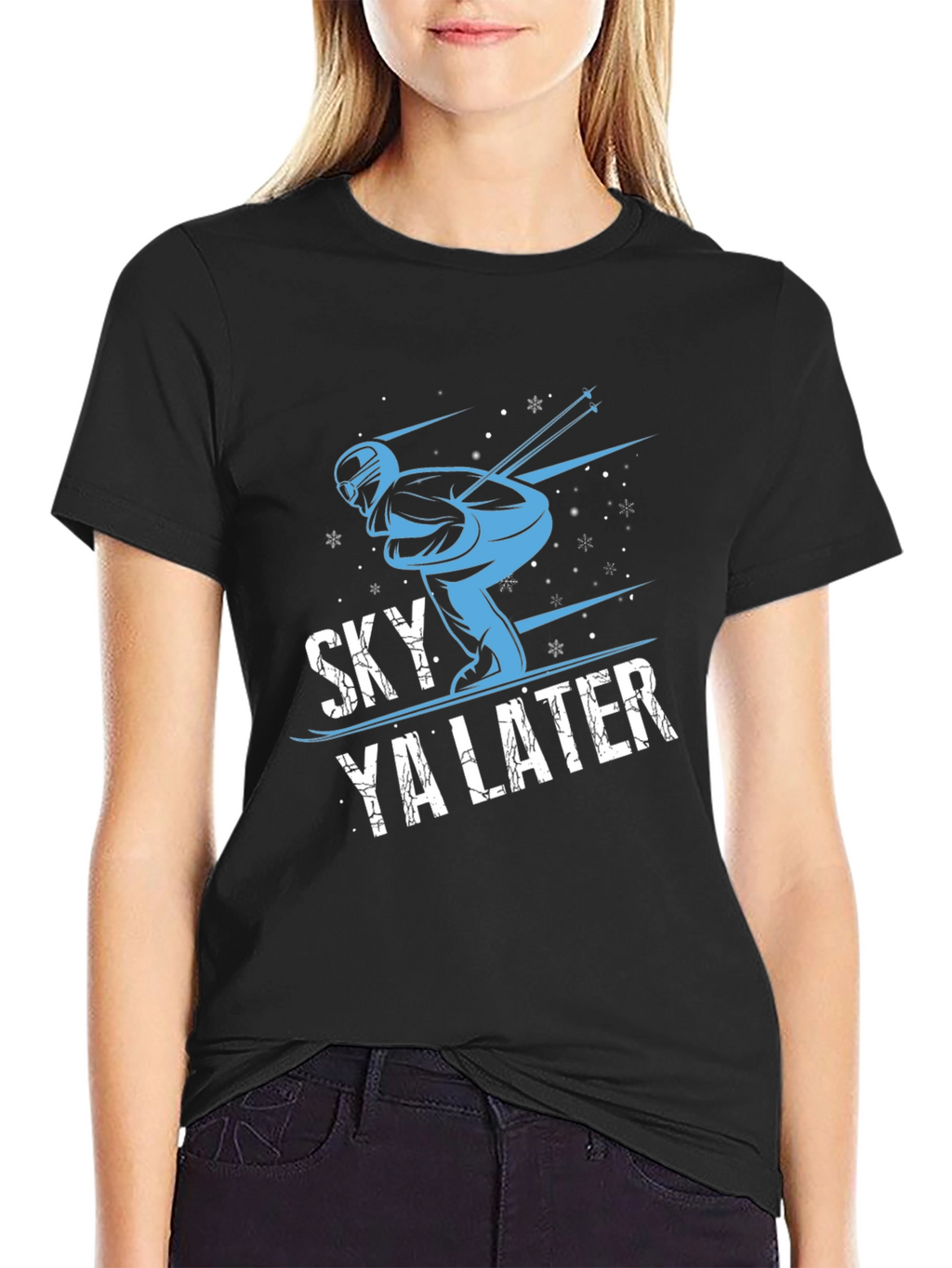 Sky Ya Later Graphic Tee - Skiing T-Shirt