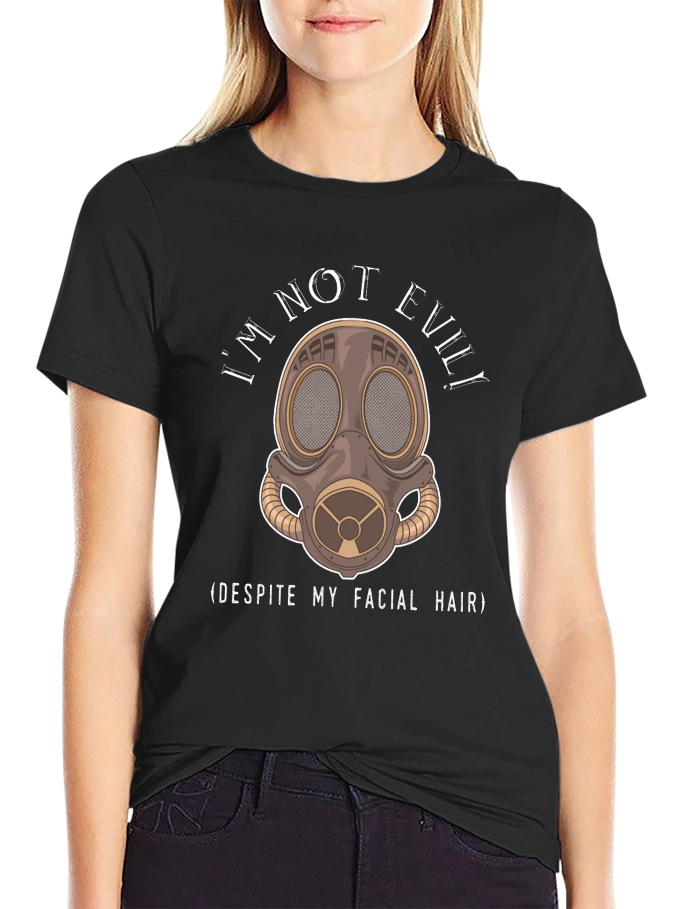 Im Not Evil Gas Mask T-Shirt