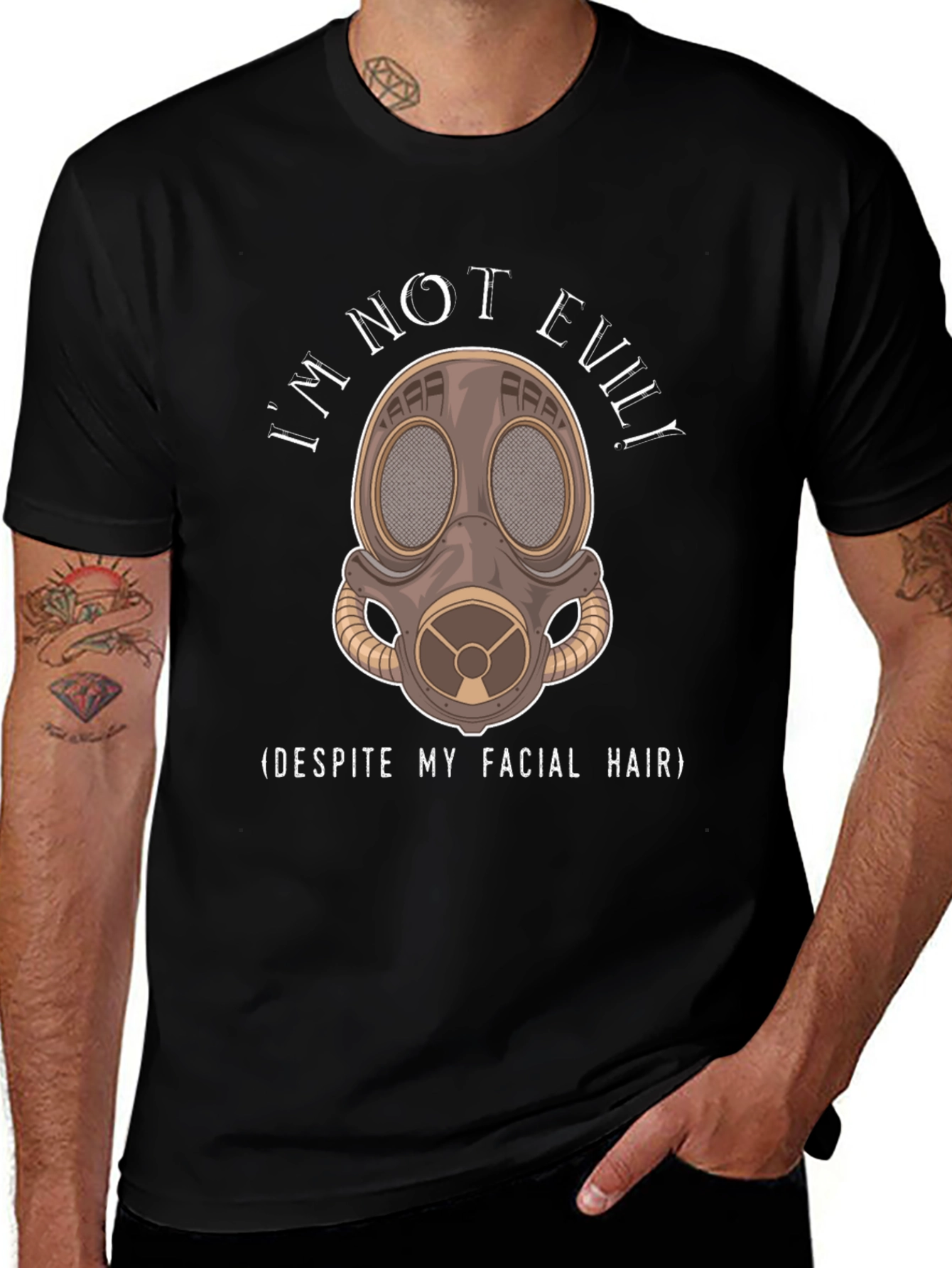Im Not Evil Gas Mask T-Shirt