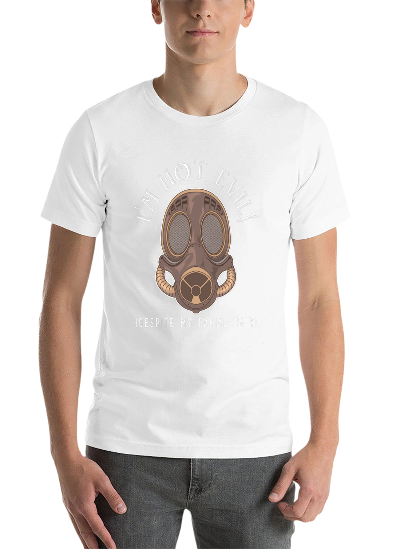 Im Not Evil Gas Mask T-Shirt