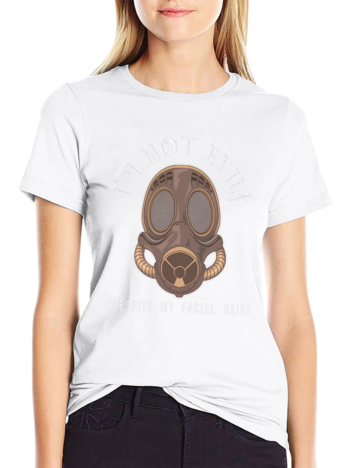 Im Not Evil Gas Mask T-Shirt