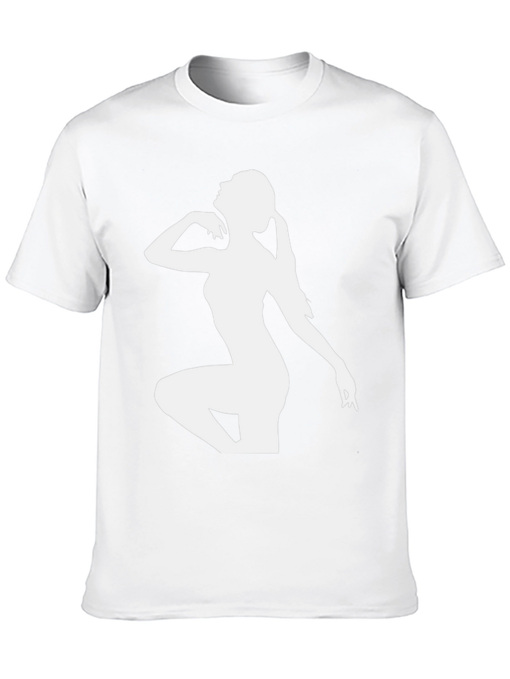 Silhouette Tee - Sleek Black Graphic T-Shirt