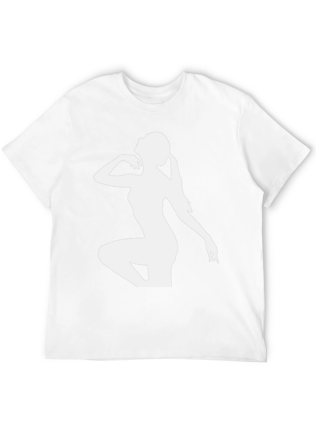 Silhouette Tee - Sleek Black Graphic T-Shirt